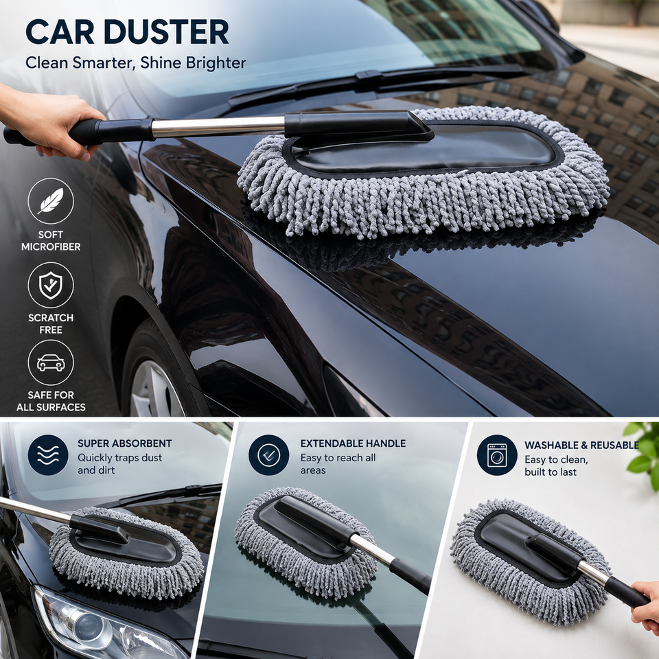 Extendable Microfiber Car Duster