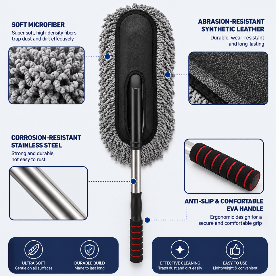 Extendable Microfiber Car Duster