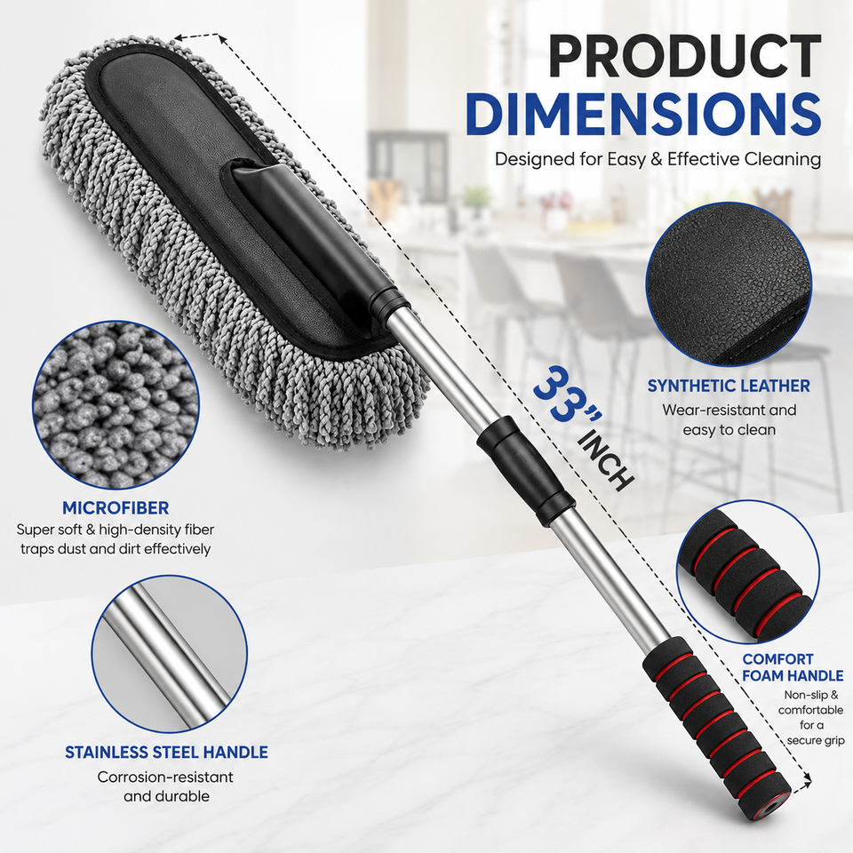 Extendable Microfiber Car Duster