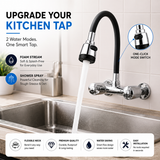 360° Flexible Kitchen Tap Sprayer – Dual Mode Water Saving Faucet Nozzle