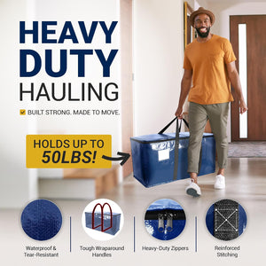 Pack of 1 Heavy Duty Moving & Shifting Bag | Large Packing & Storage Bag