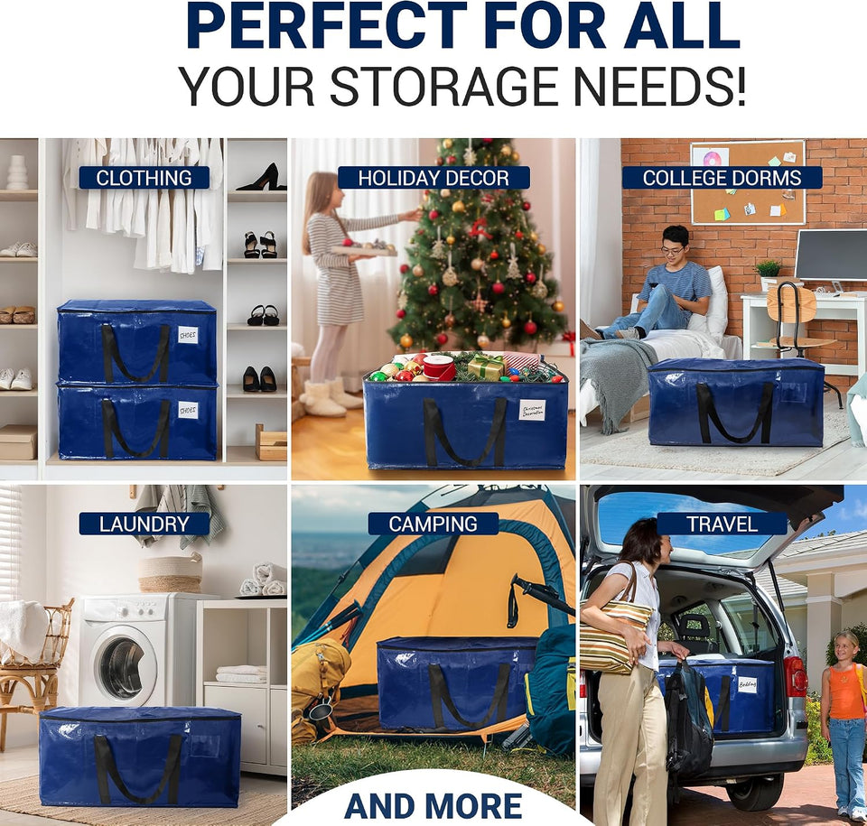 Pack of 2 Heavy Duty Moving & Shifting Bags | Large Packing & Storage Bags